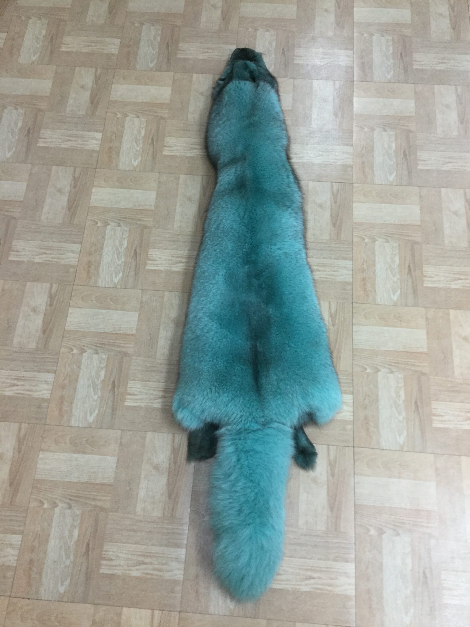 Dyed Aqua Fox